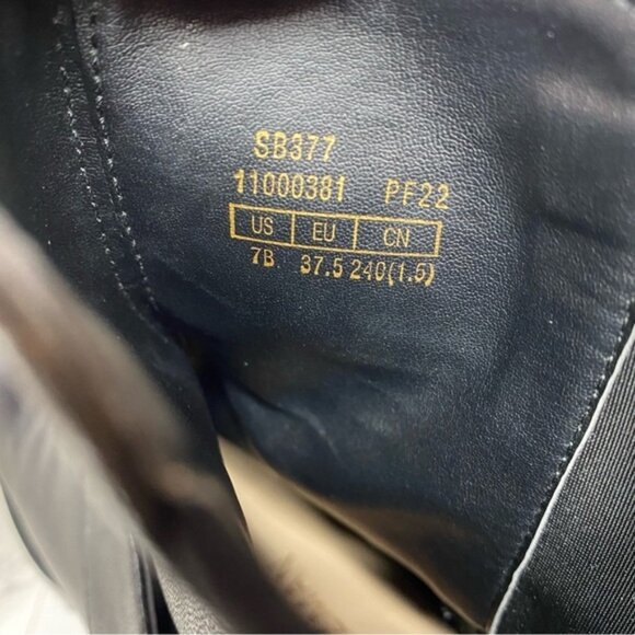 Stuart Weitzman Luxering Black Leather Bootie 7B - Picture 11 of 14